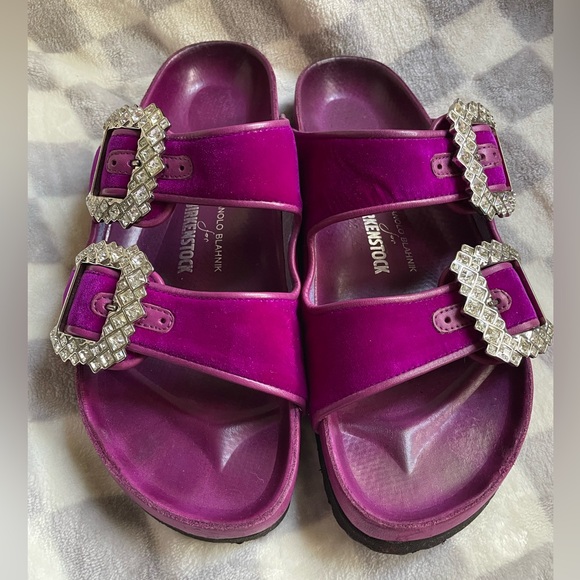 Birkenstock x Manolo Blahnik Arizona sandals used - Picture 5 of 12